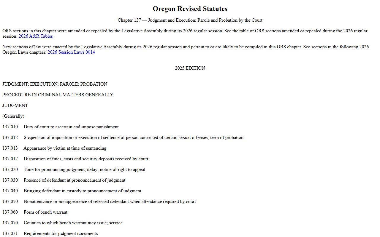 Lake County criminal court records Oregon set-aside statute source